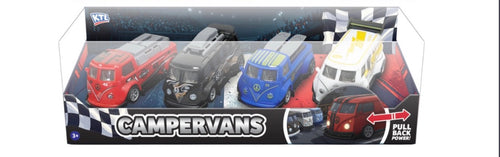 4 Piece Camper Van Set – Beach or Racing Adventure Awaits!
