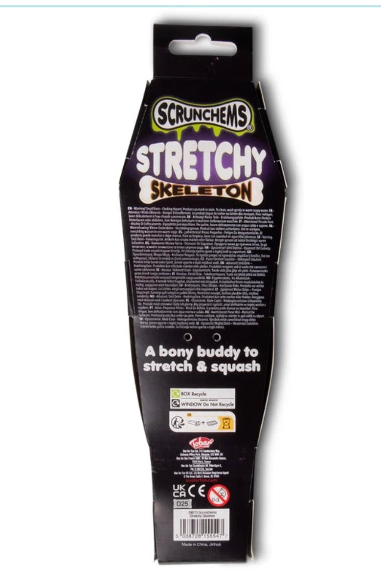 SCRUNCHEMS STRETCHY SKELETON Glow in theDark