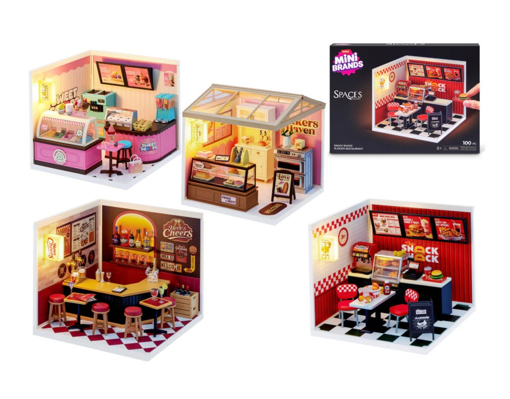 Mini Brands Mini Spaces Collection Mystery Capsule by ZURU (Styles Vary)