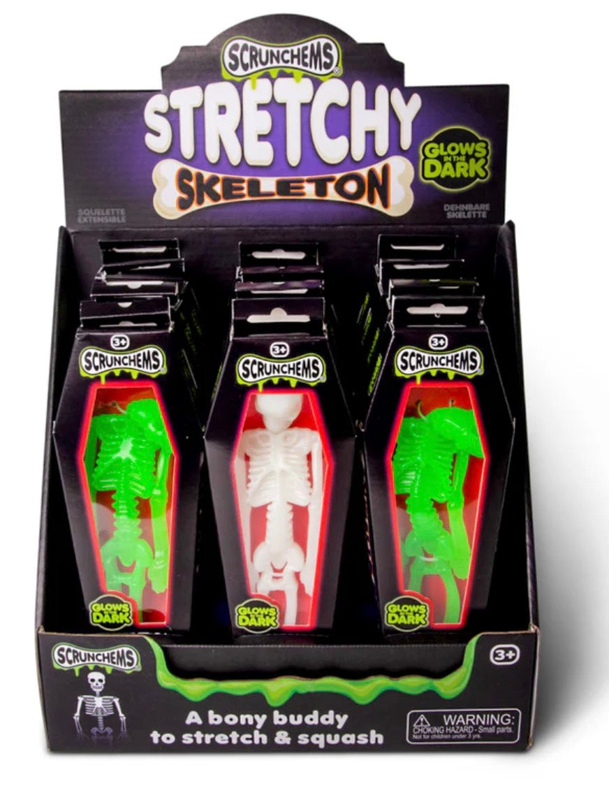 SCRUNCHEMS STRETCHY SKELETON Glow in theDark