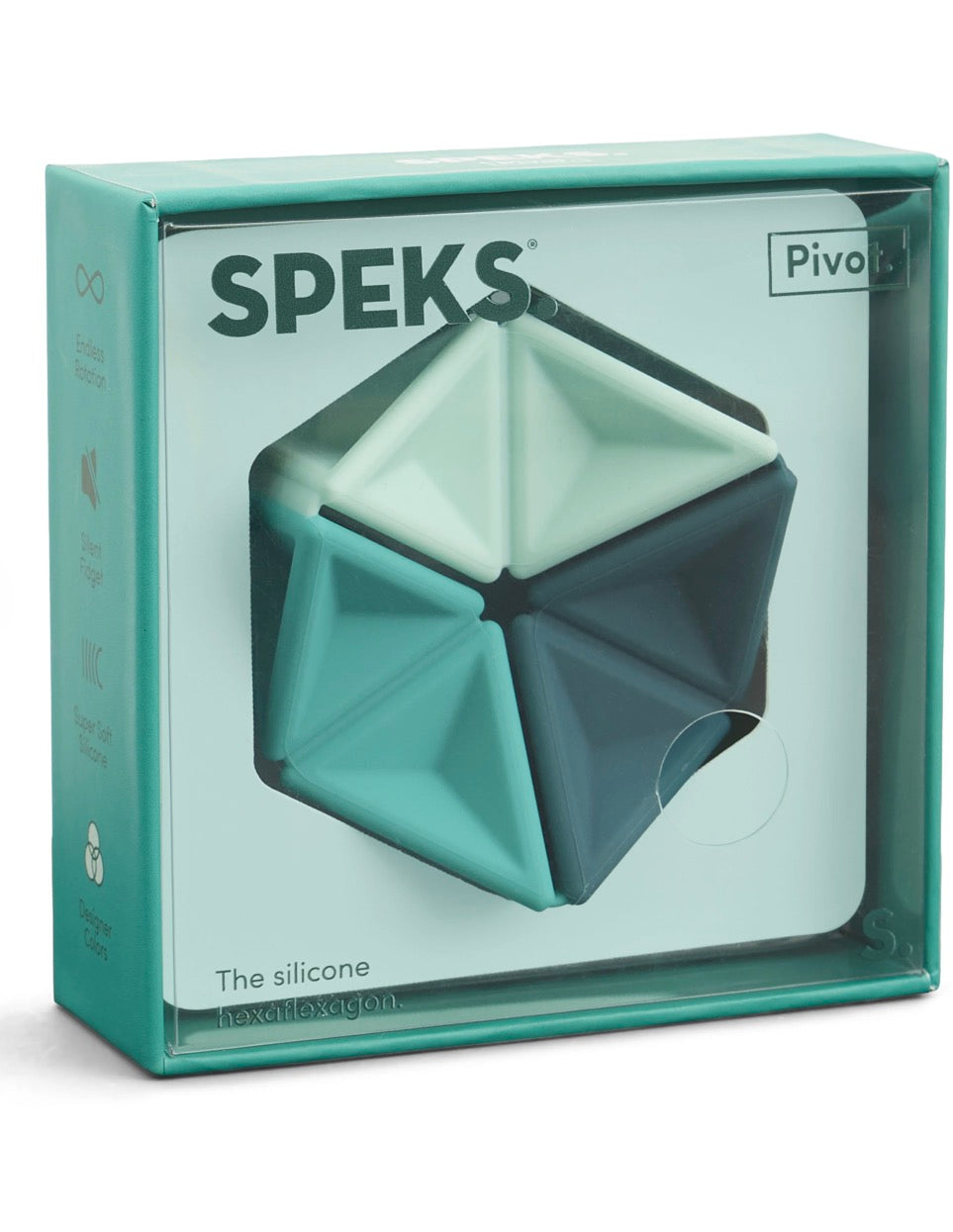 Speks Pivot Silicone Flexagon Fidget
