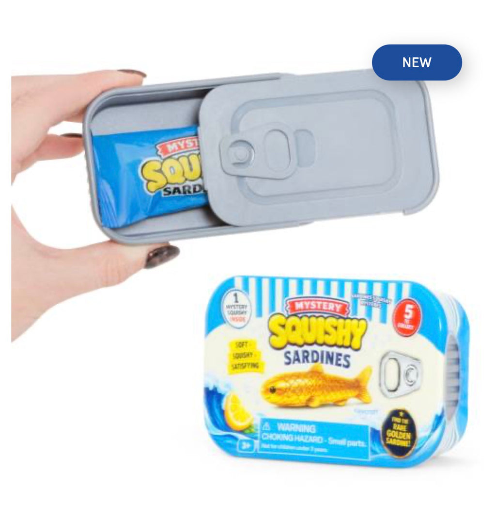 Mystery Squishy Sardines – Collectible Sensory Toys