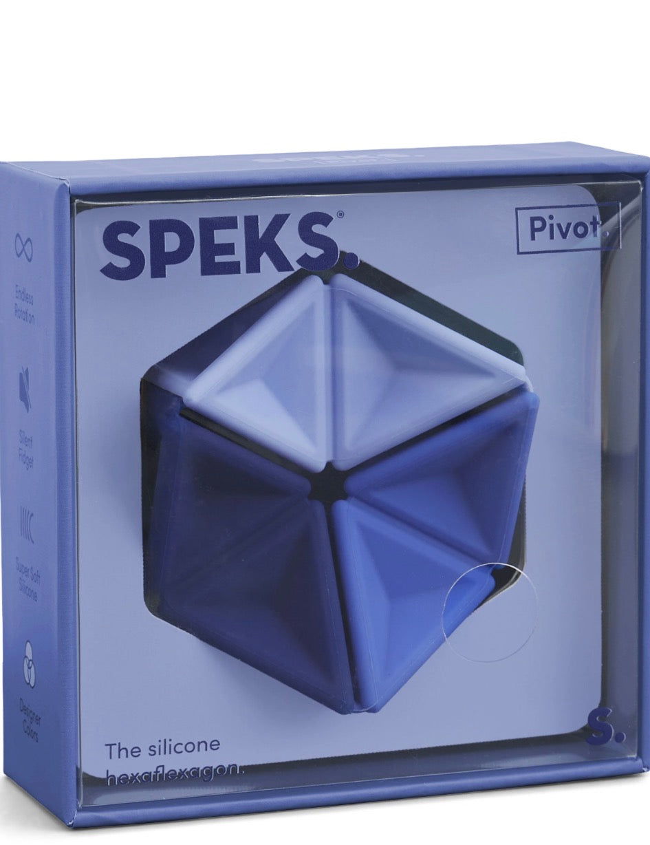 Speks Pivot Silicone Flexagon Fidget