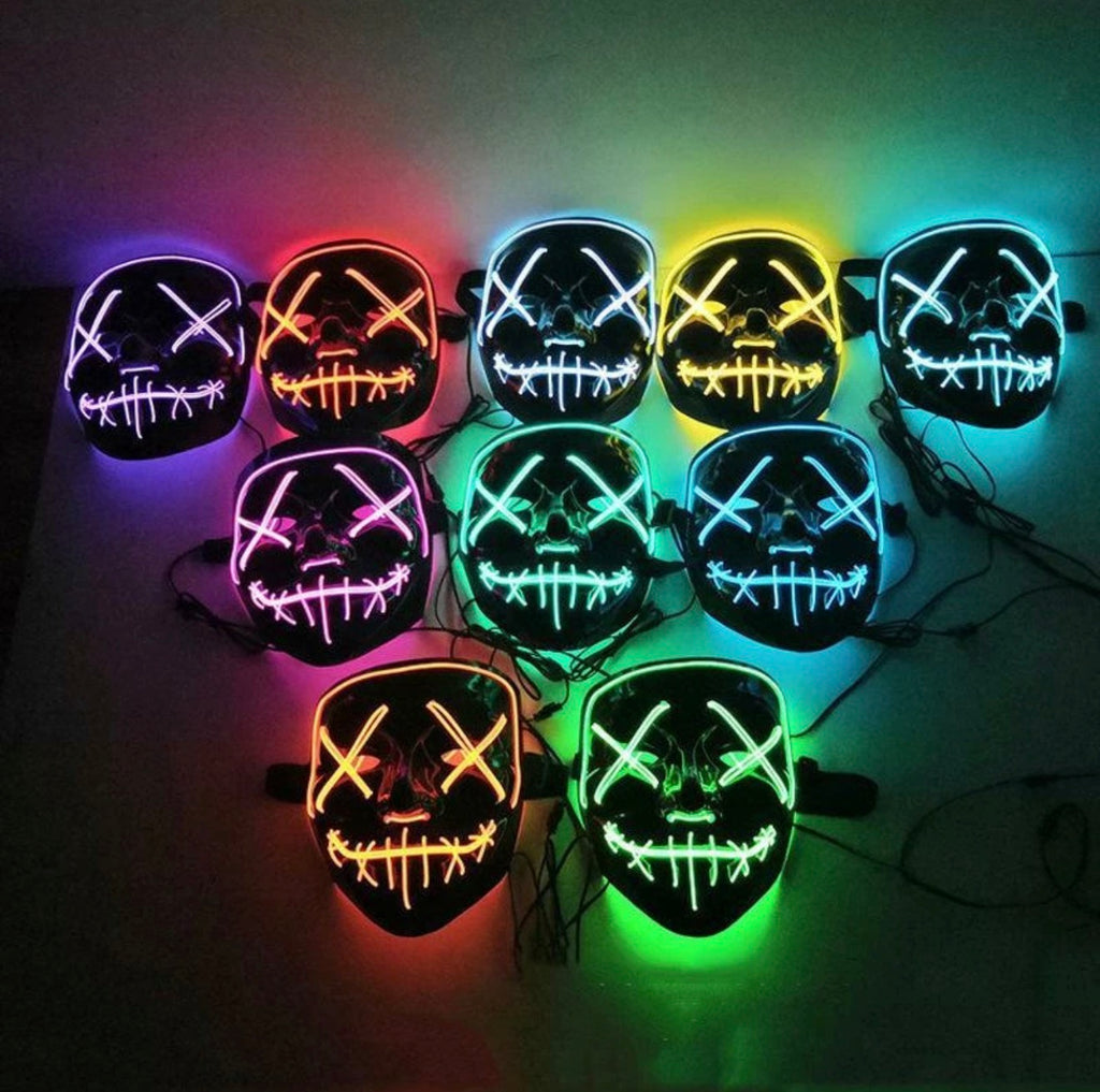 LED Purge-Style Light-Up Mask