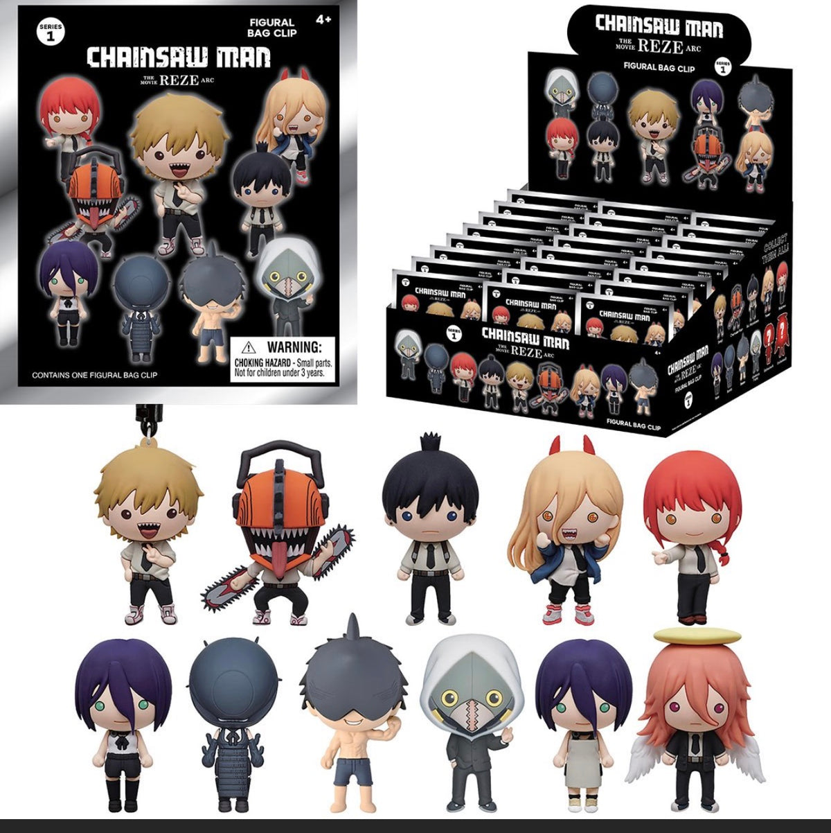 Chainsaw Man Reze (Movie) 3D Foam Bag Clip, Series 1