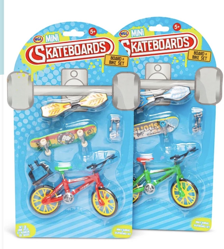 MINI SKATEBOARDS – BOARD & BIKE SET