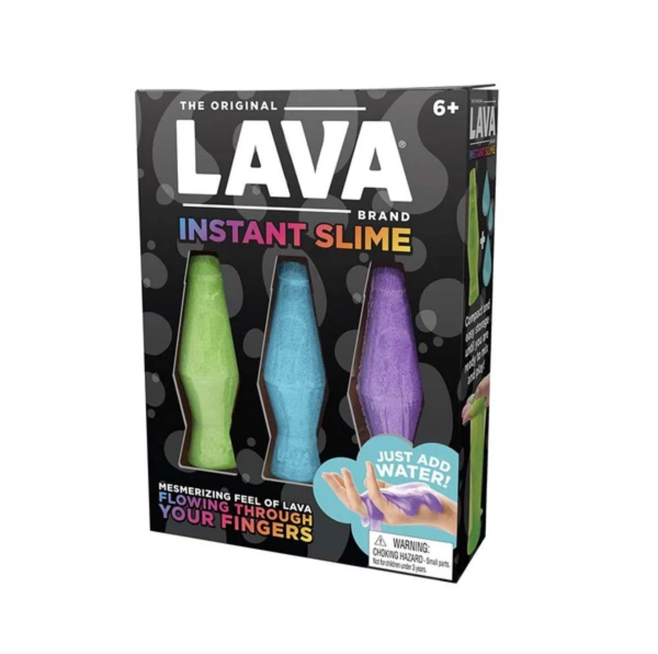 NeeDoh Lava Instant Slime Classic Groovy Lamp Shaped Fidget Toy 3 Pack