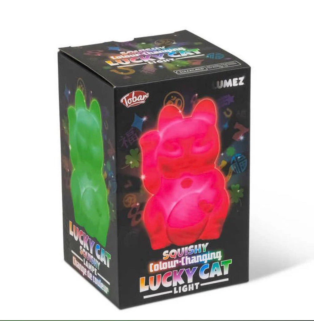 LUMEZ SQUISHY COLOUR CHANGING LUCKY CAT LIGHT