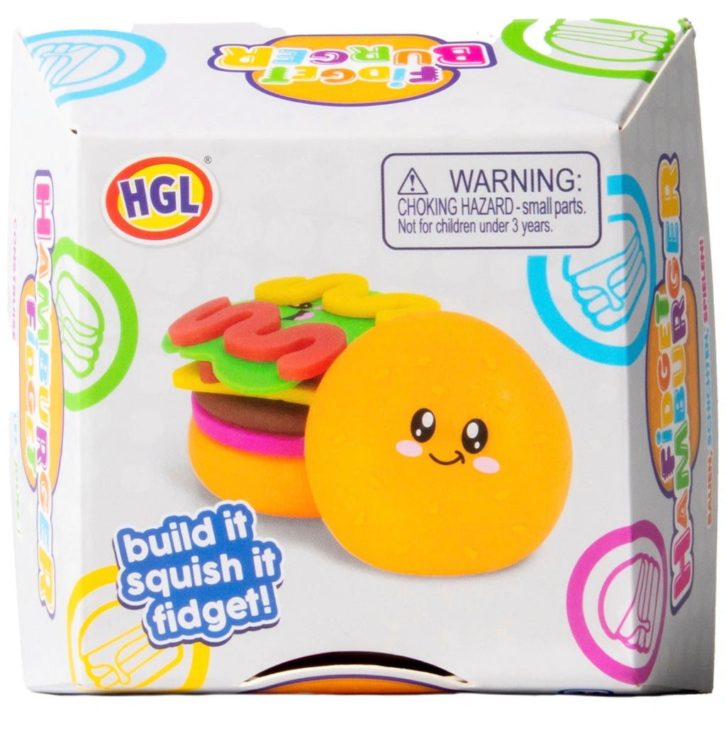 Fidget Burger – Build, Squish & Fidget Sensory Toy