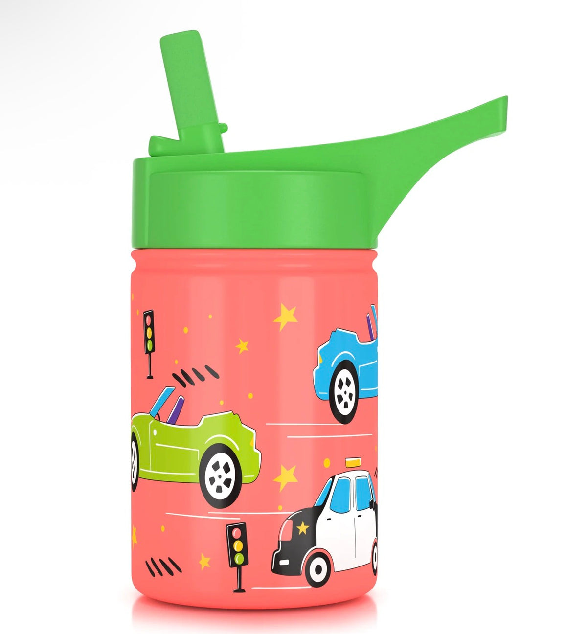 KIDS STAINLESS STEEL WATER BOTTLE ORANGE 350ML