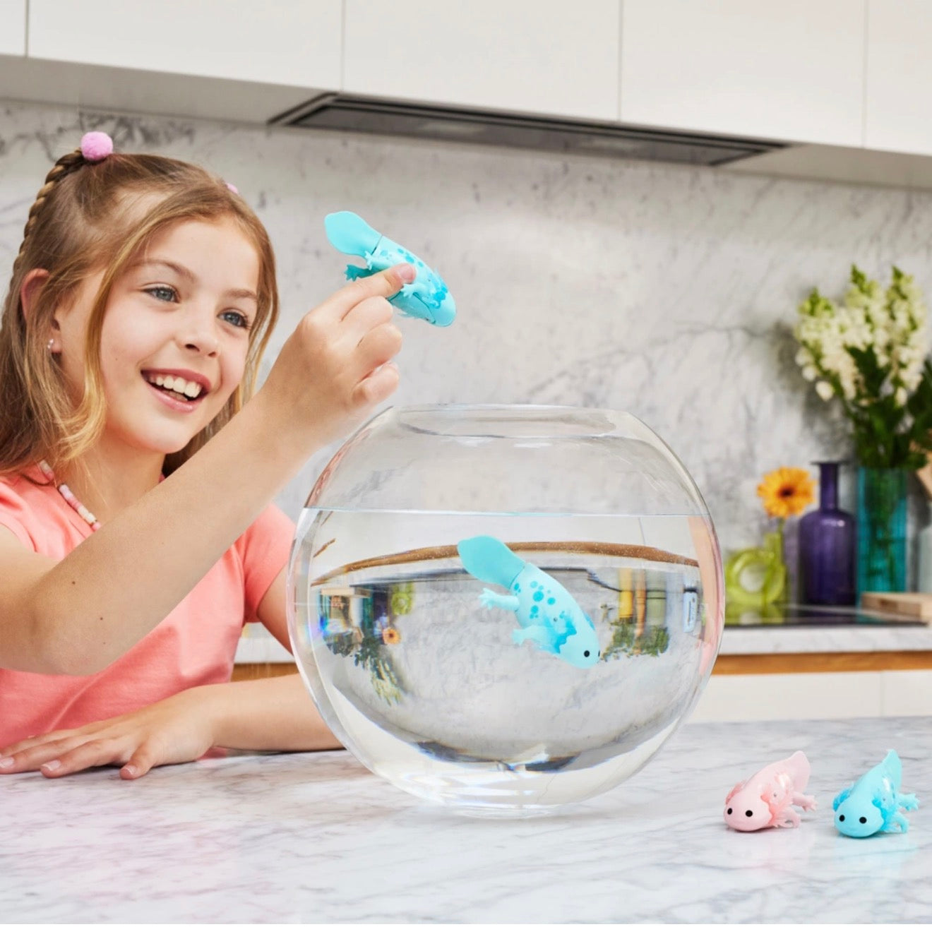 Pets Alive by ZURU Interactive Swimming Axolotls Assortment