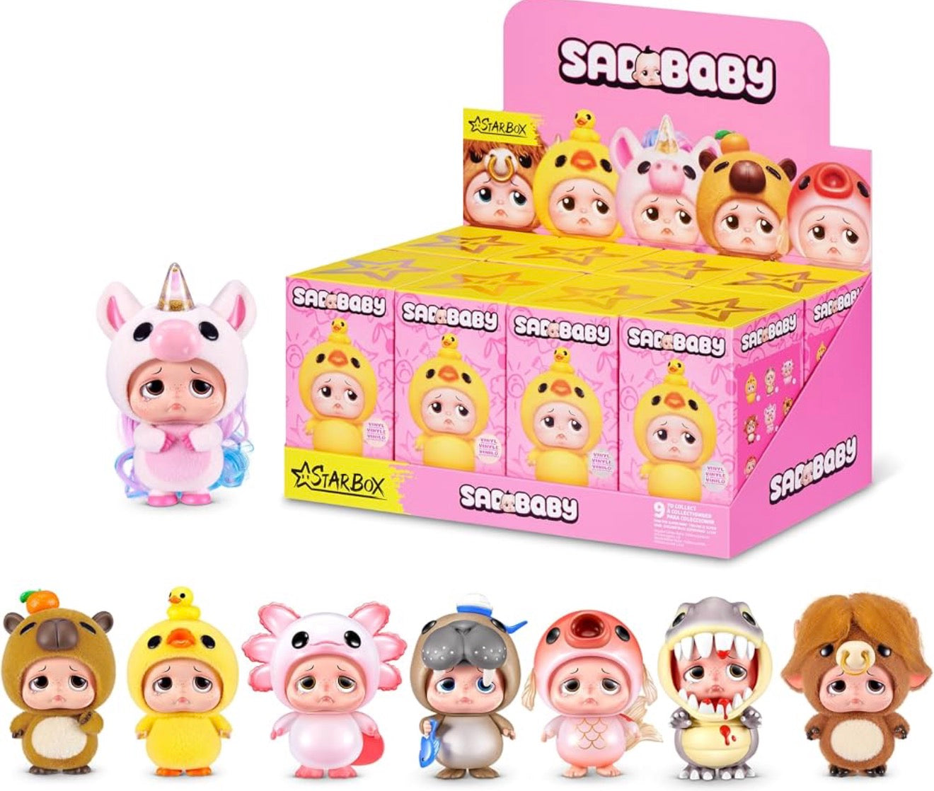 Starbox Sad Baby Animals Series 1 Blind Box Assortment