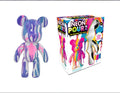 Neon Pourz Marble Paint Bear In Colour Window Box