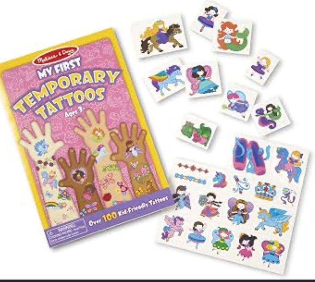 My First Temporary Tattoos: 100+ Kid-Friendly Tattoos - Rainbows, Fairies, Flowers, and More