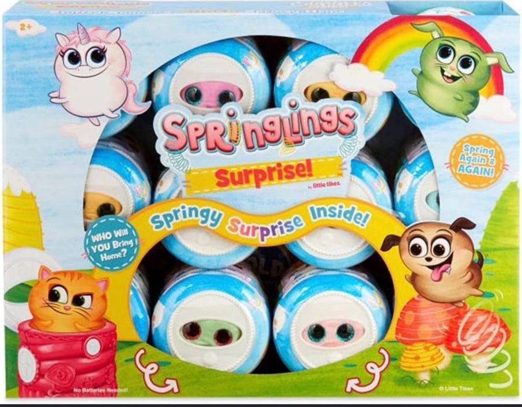Springlings Surprise! Mystery Plush Collectible Pod | Soft Cute Surprise Toy | Little Tikes
