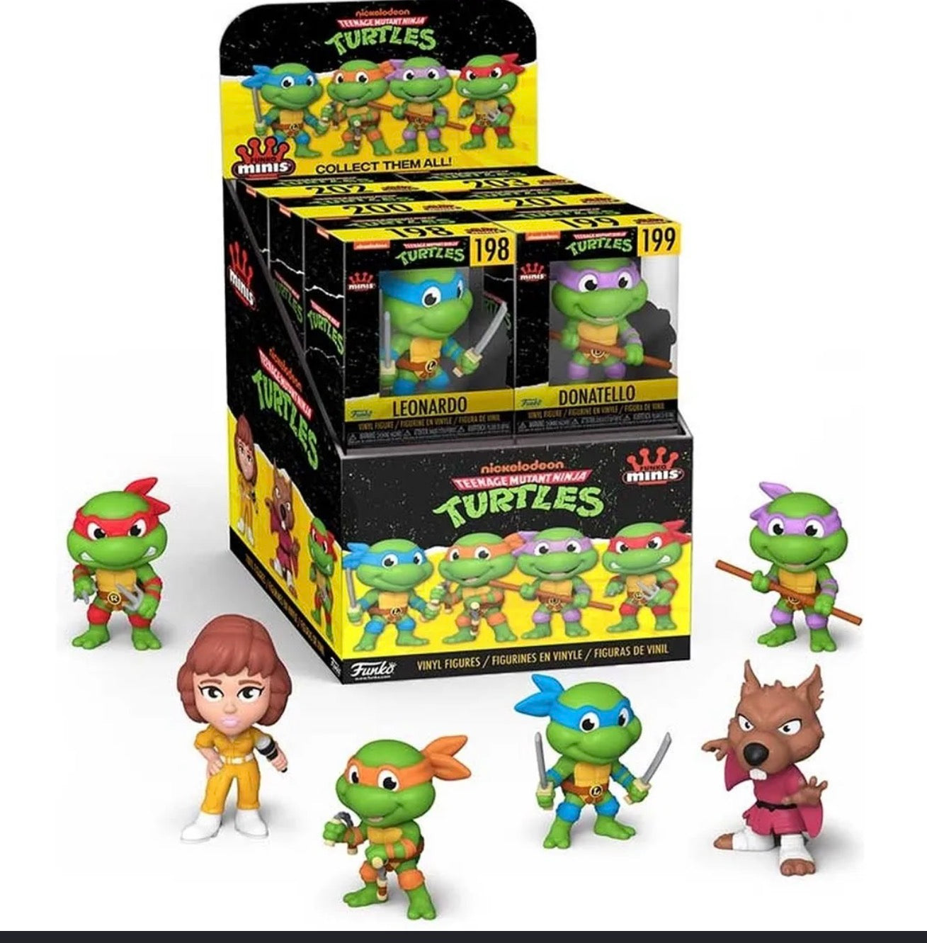 Funko Minis Teenage Mutant Ninja Turtles Vinyl Figures