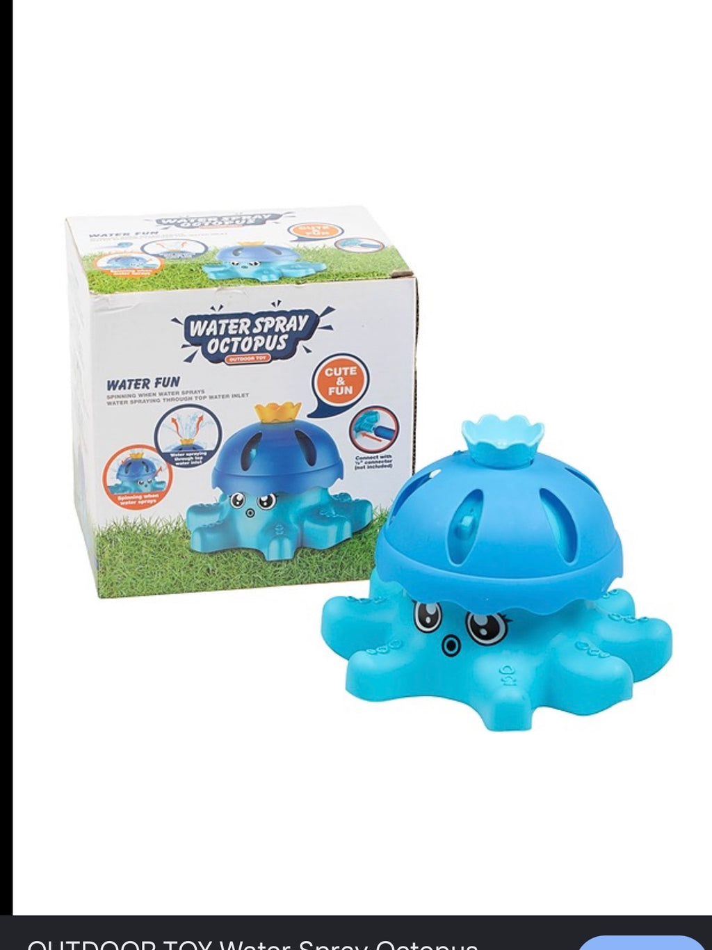 water sprinkler, octopus sprinkler, garden water toy, outdoor toys, water, summer toys, garden games, kids sprinkler, splash toy, family garden fun, fun toy shop