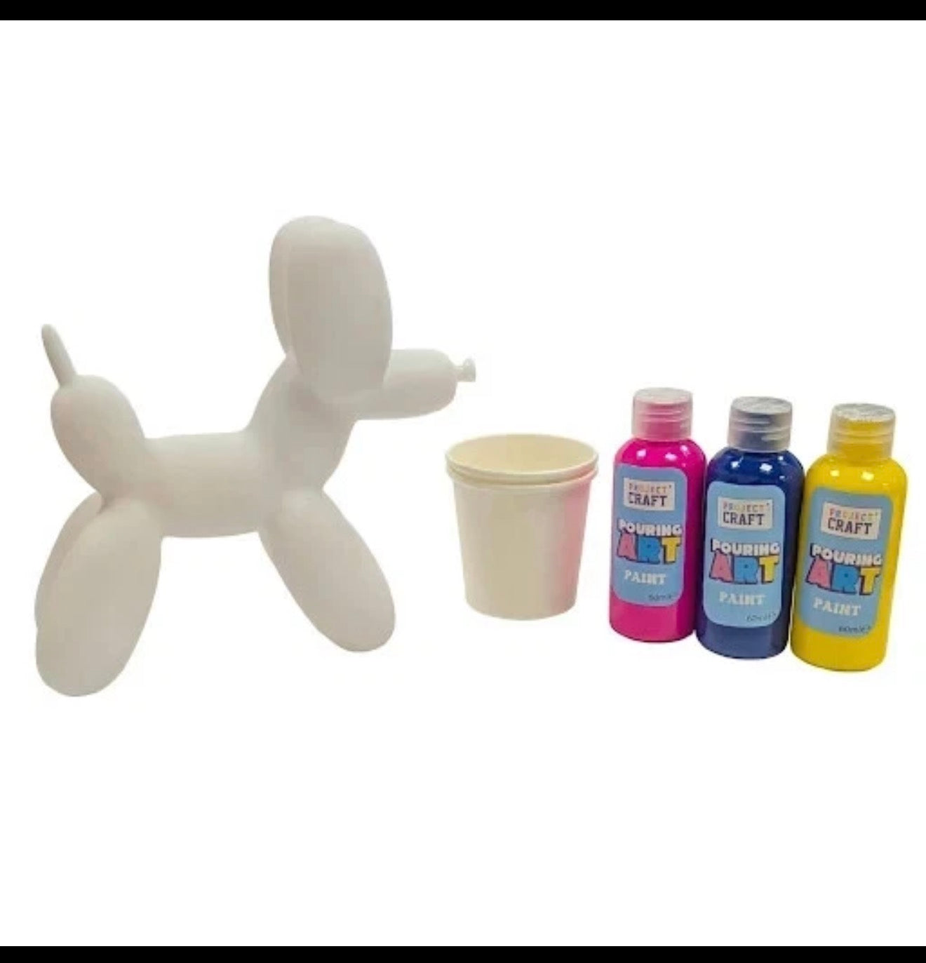 Pouring Art Balloon Dog Set