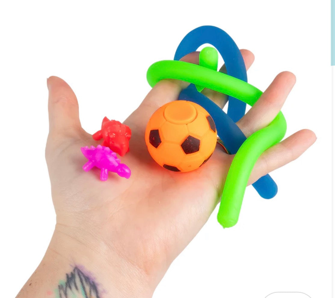 24 Piece Dinosaur & Unicorn Sensory Squish Set | Fidget Toy Box | Stress Relief & Autism-Friendly Sensory Toys