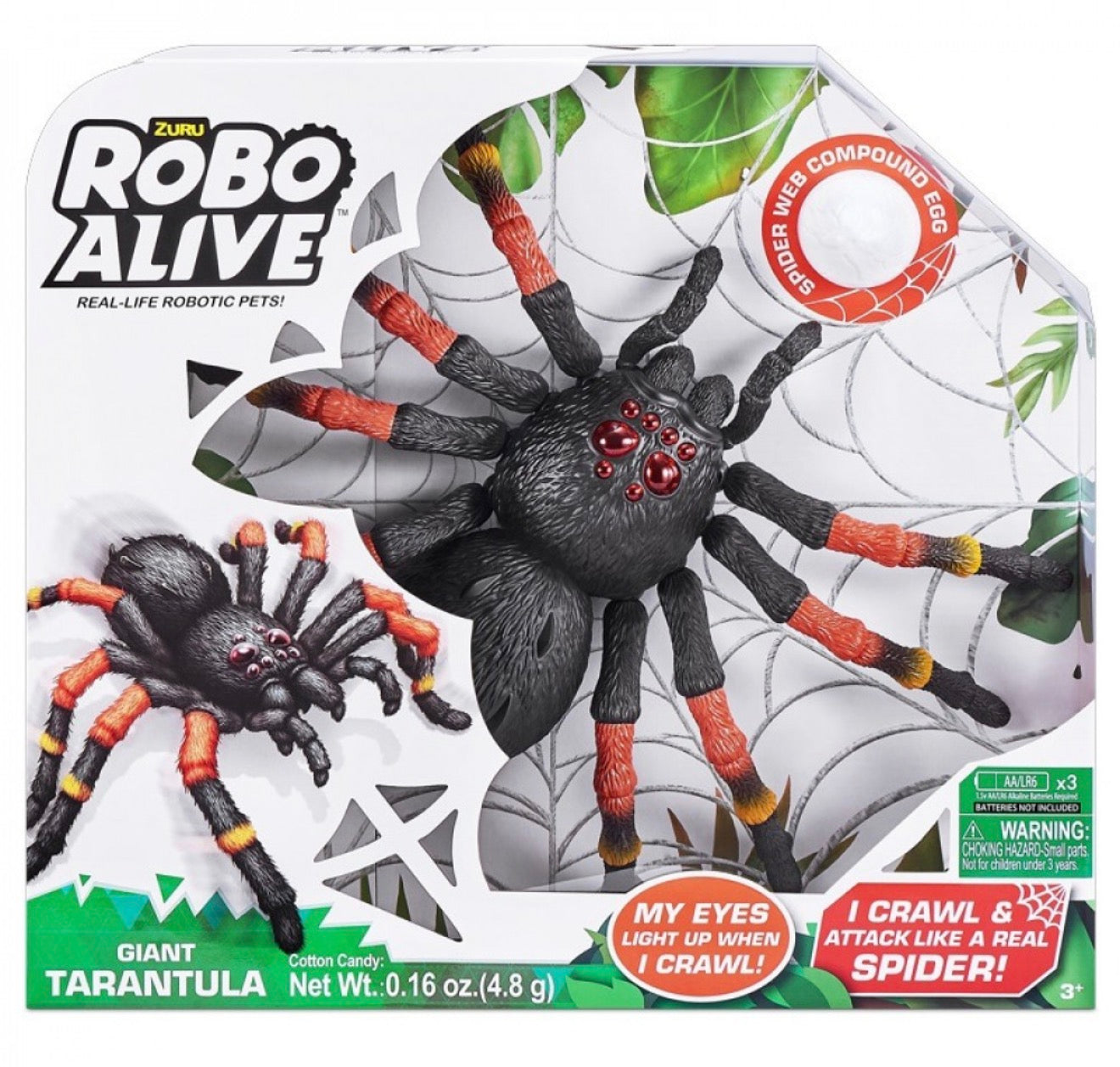 ZURU Robo Alive Giant Tarantula – Robotic Spider