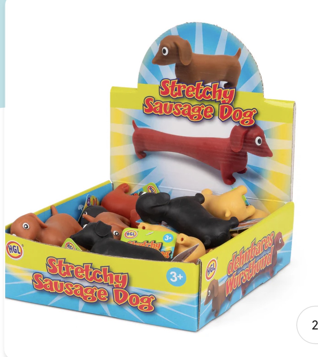 STRETCHY SAUSAGE DOG