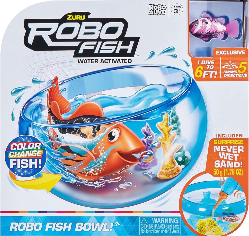 Robo Alive Water Activated Swimming Fish Set S1