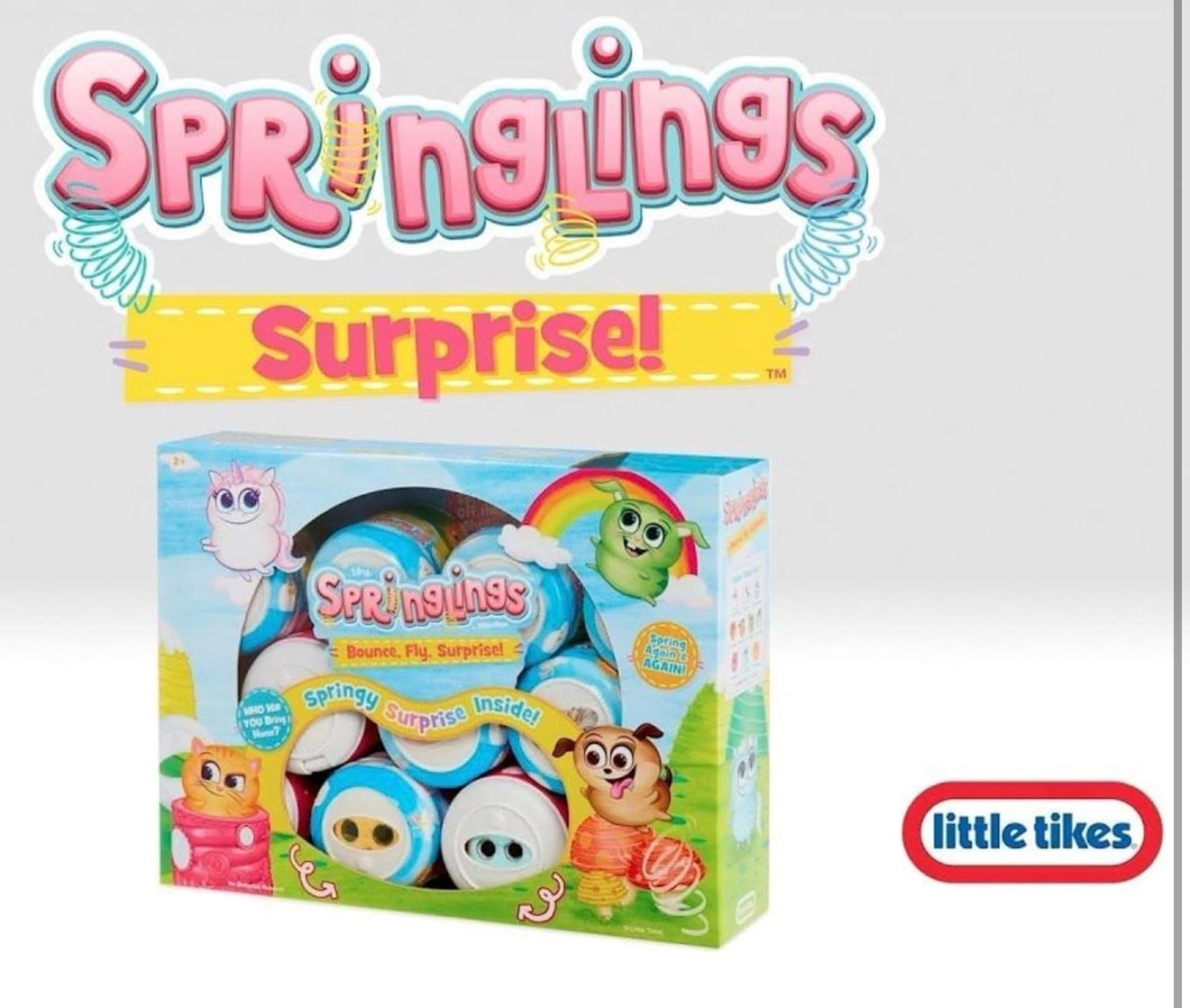 Springlings Surprise! Mystery Plush Collectible Pod | Soft Cute Surprise Toy | Little Tikes