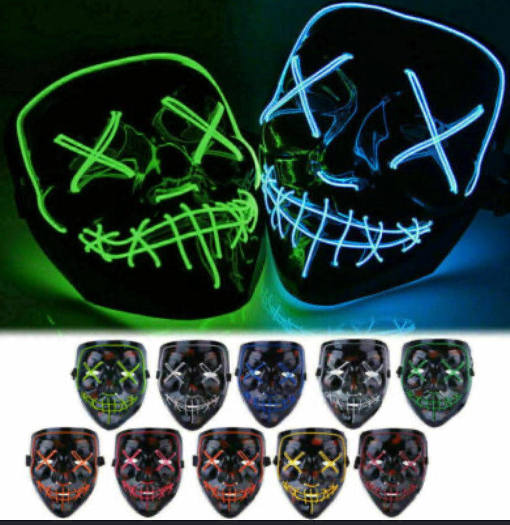 LED Purge-Style Light-Up Mask