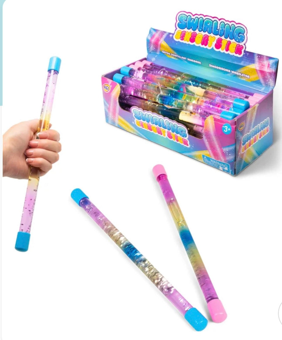 Swirling Sensory Stick – Glitter Liquid Fidget Wand