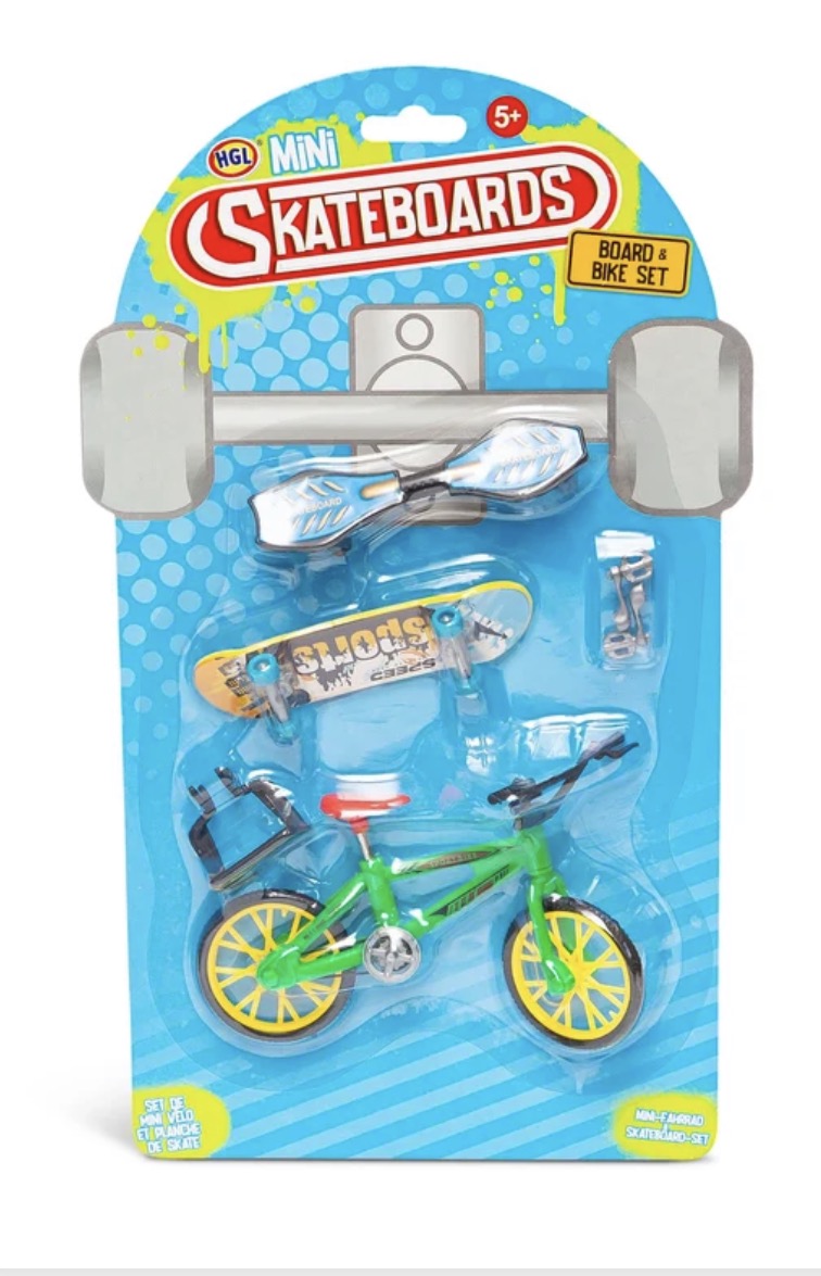 MINI SKATEBOARDS – BOARD & BIKE SET