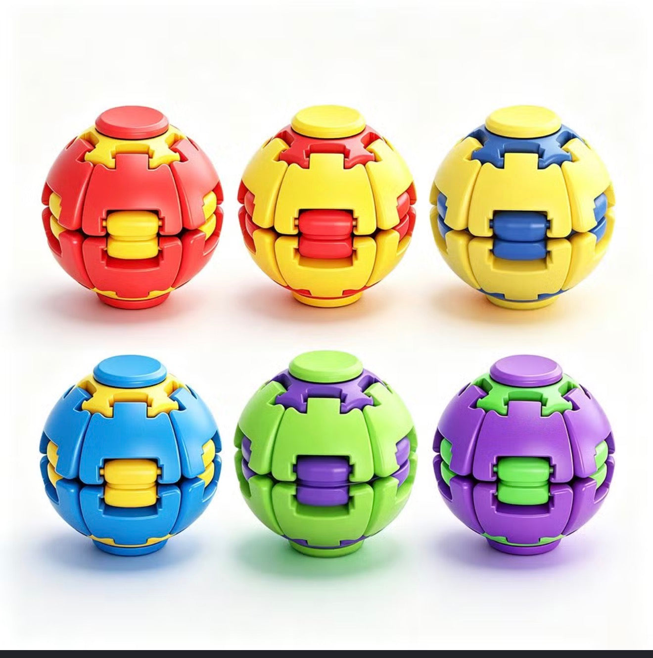 Spin Rush Fidget Ball – Random Colour