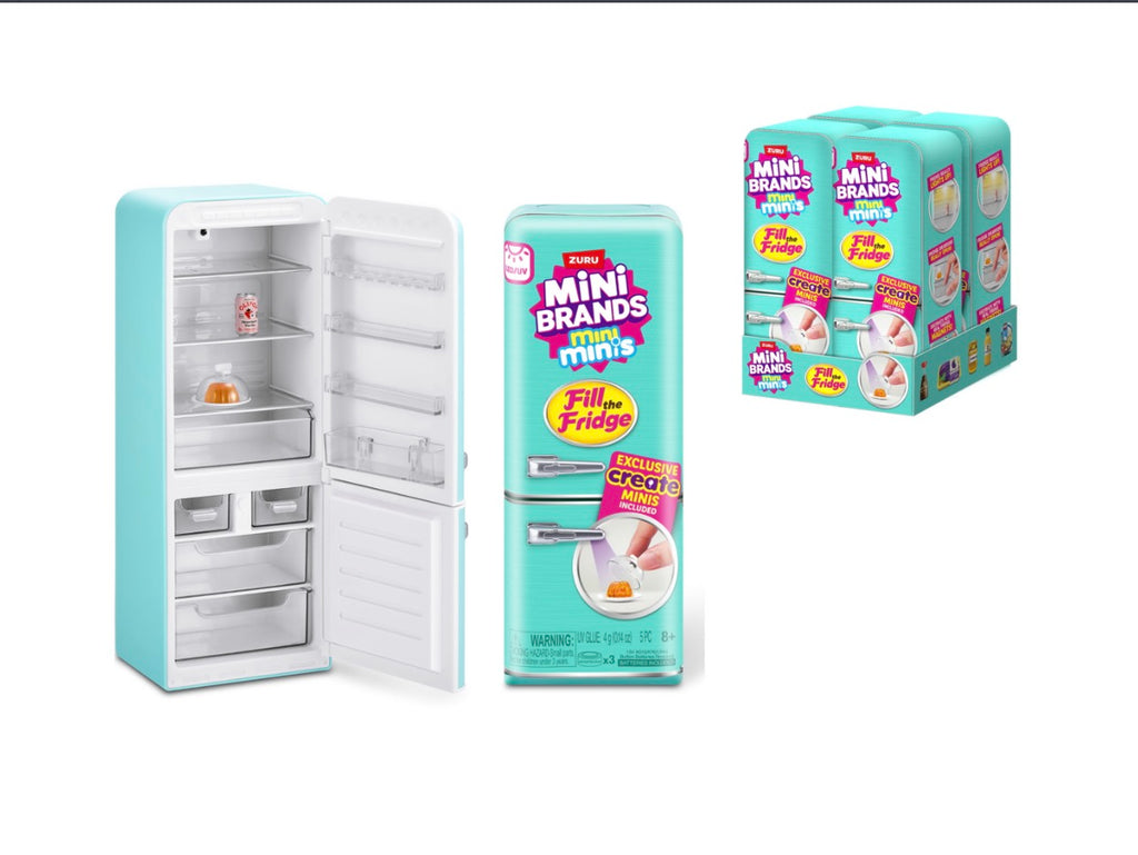 Mini Brands by ZURU Fill the Fridge Playset