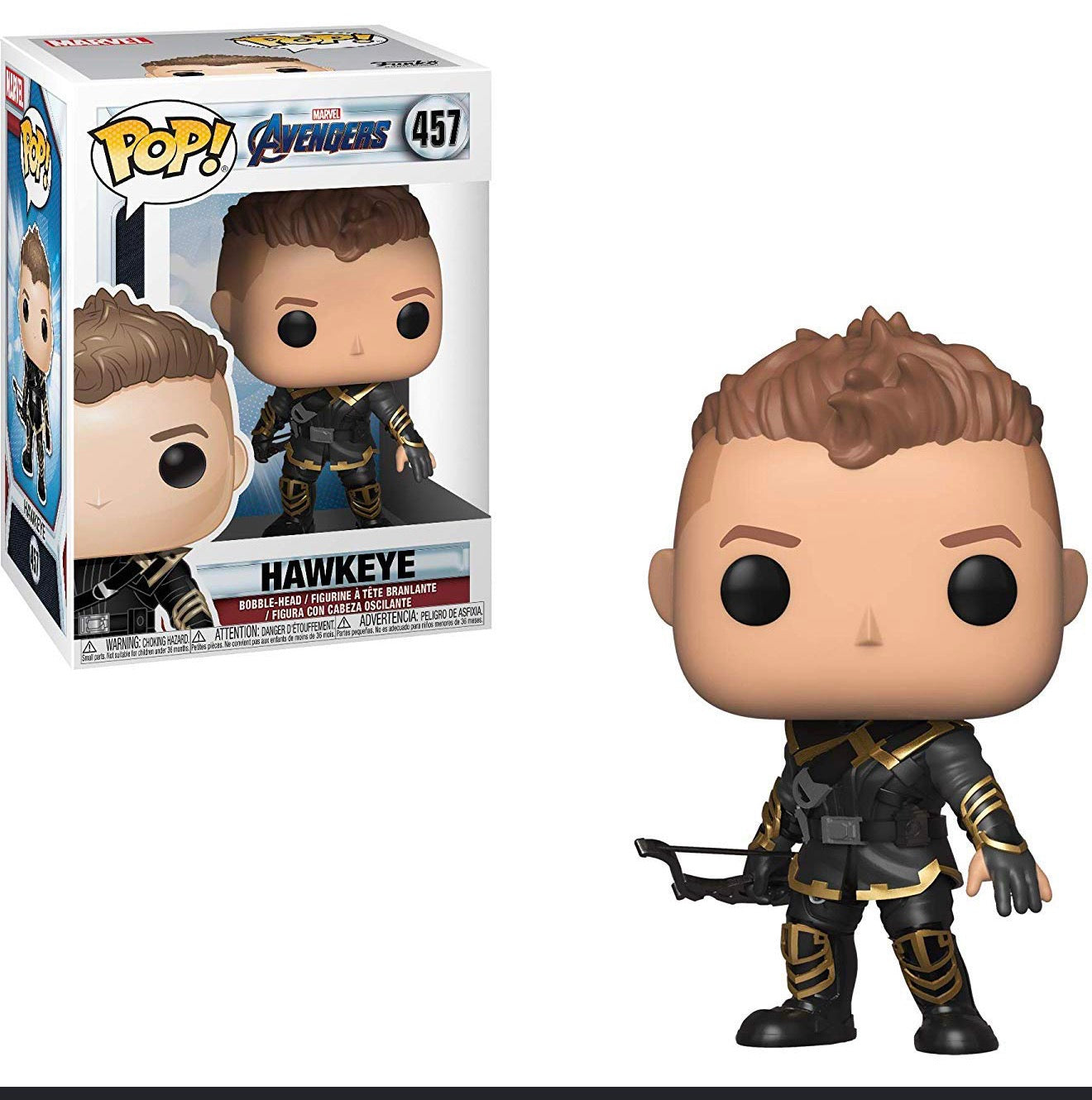 Funko Pop! Marvel Avengers Endgame Hawkeye #457 Vinyl Bobble-Head Figure | Official Collectible