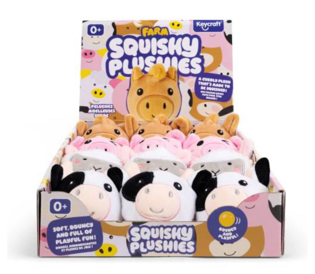 Farm Animal Squishy Plushies Sensory Toys