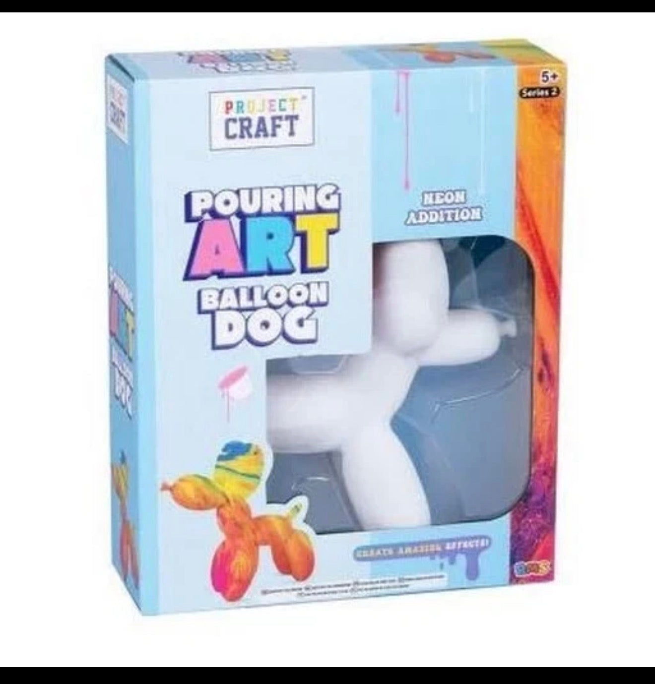 Pouring Art Balloon Dog Set