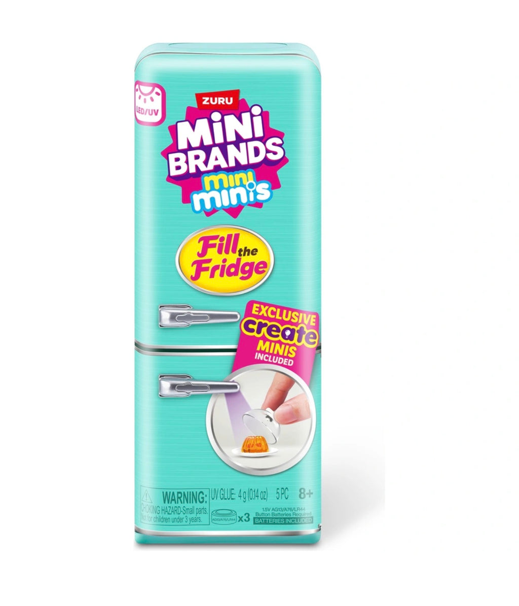 Mini Brands by ZURU Fill the Fridge Playset