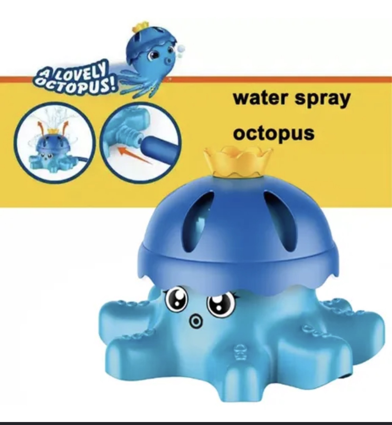 water sprinkler, octopus sprinkler, garden water toy, outdoor toys, water, summer toys, garden games, kids sprinkler, splash toy, family garden fun, fun toy shop
