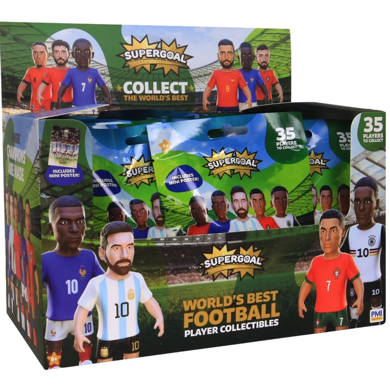 Supergoal Fußball Figuren sortiert