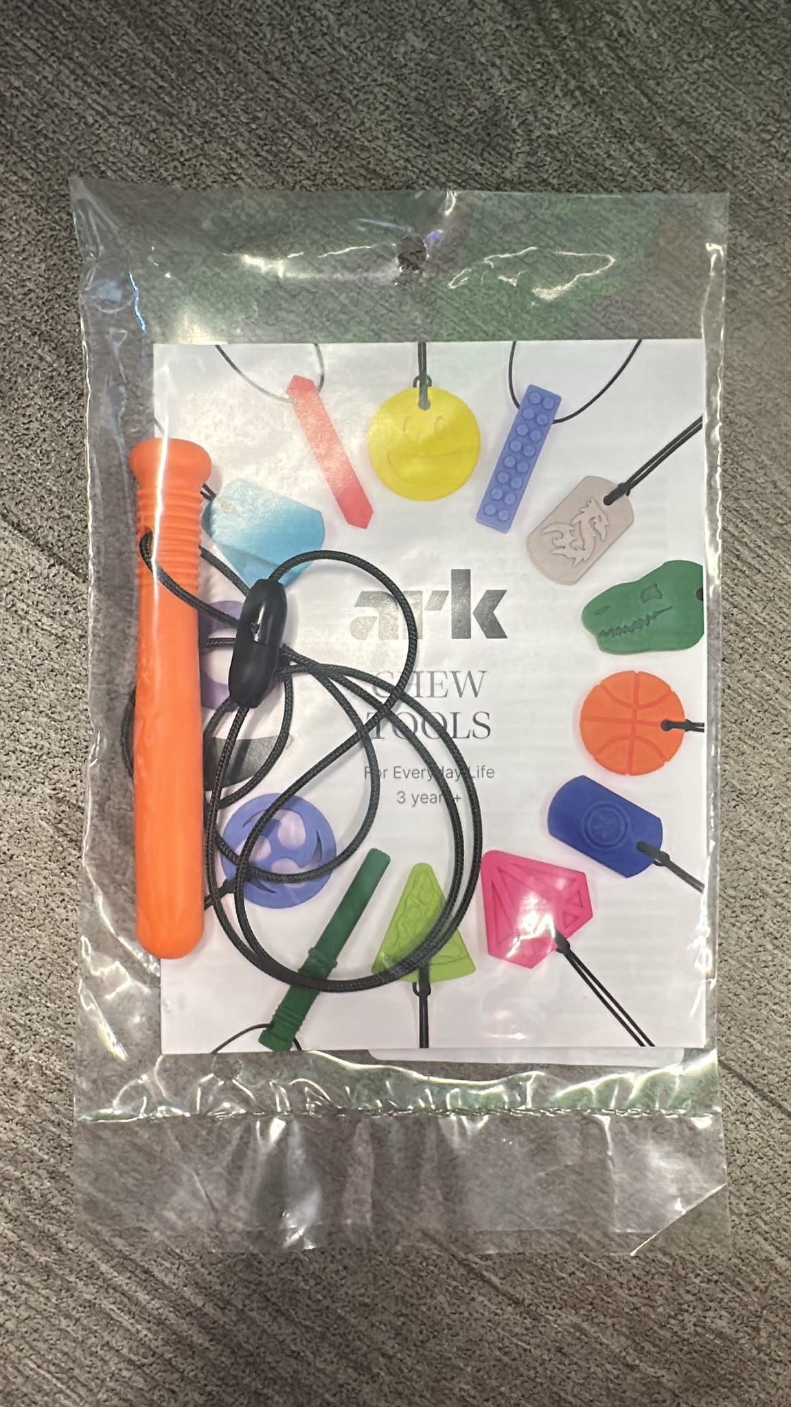 ARK Baseball Bat Chew Necklace