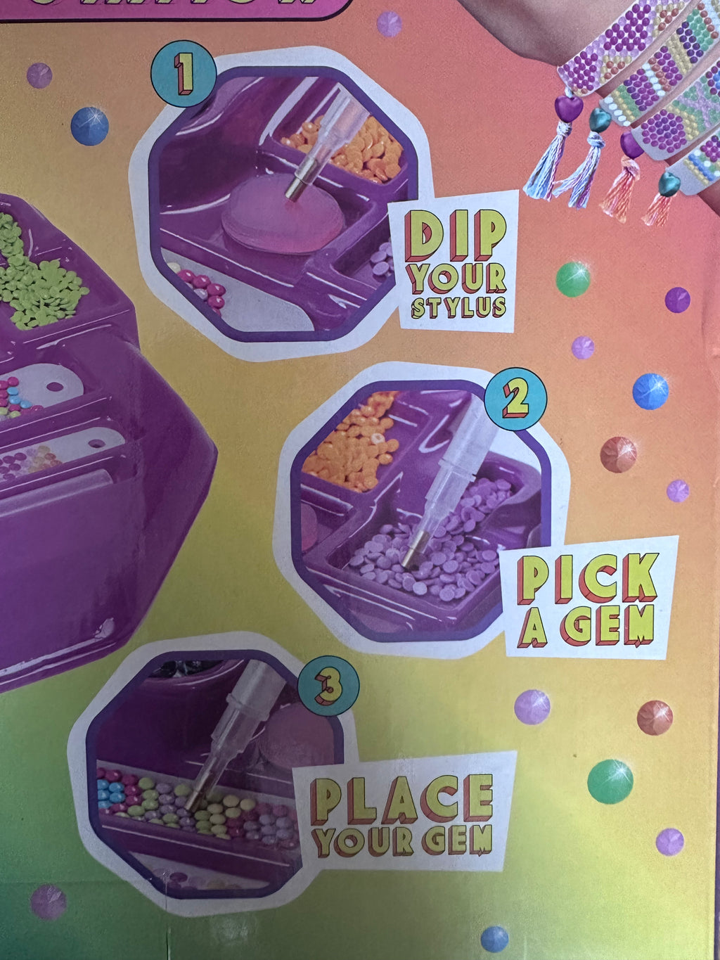 Crystal Creation Bracelet Station – DIY Gem Bracelet Making Craft Kit for Kids