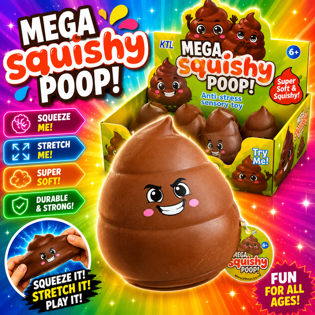 Mega Squishy Poop – Super Soft Stretchy Sensory Toy