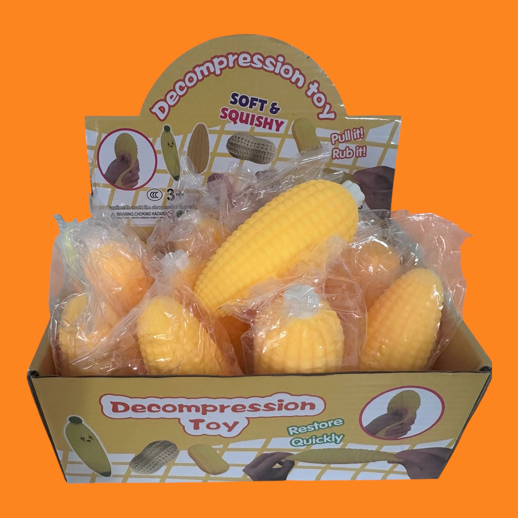 Corn Decompression Squishy Toy – Soft Stretchy Sensory Stress Relief Fidget Toy for Kids & Adults