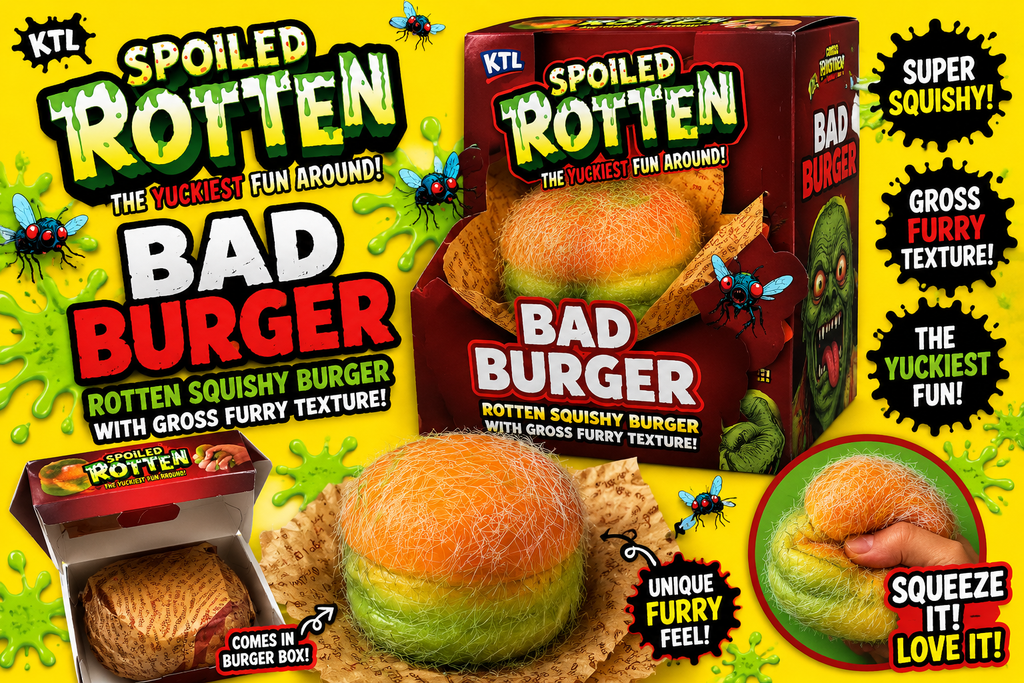 Spoiled Rotten Bad Burger – Gross Furry Squishy Sensory Toy