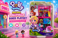 Polly Pocket Micro Pollyville Diner Playset – Mini Doll House Toy Set for Kids