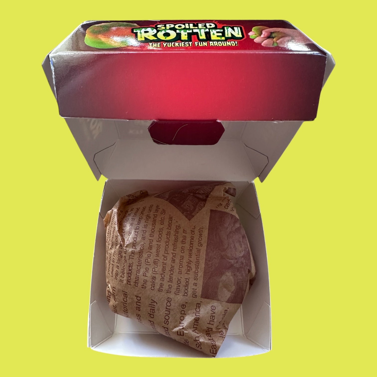 Spoiled Rotten Bad Burger – Gross Furry Squishy Sensory Toy