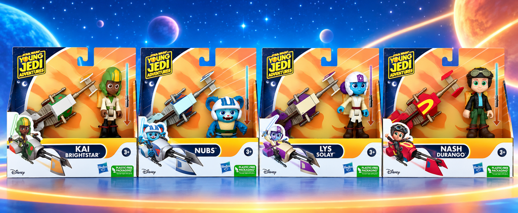 Star Wars Young Jedi Adventures Figure & Vehicle Set – Choose Your Character