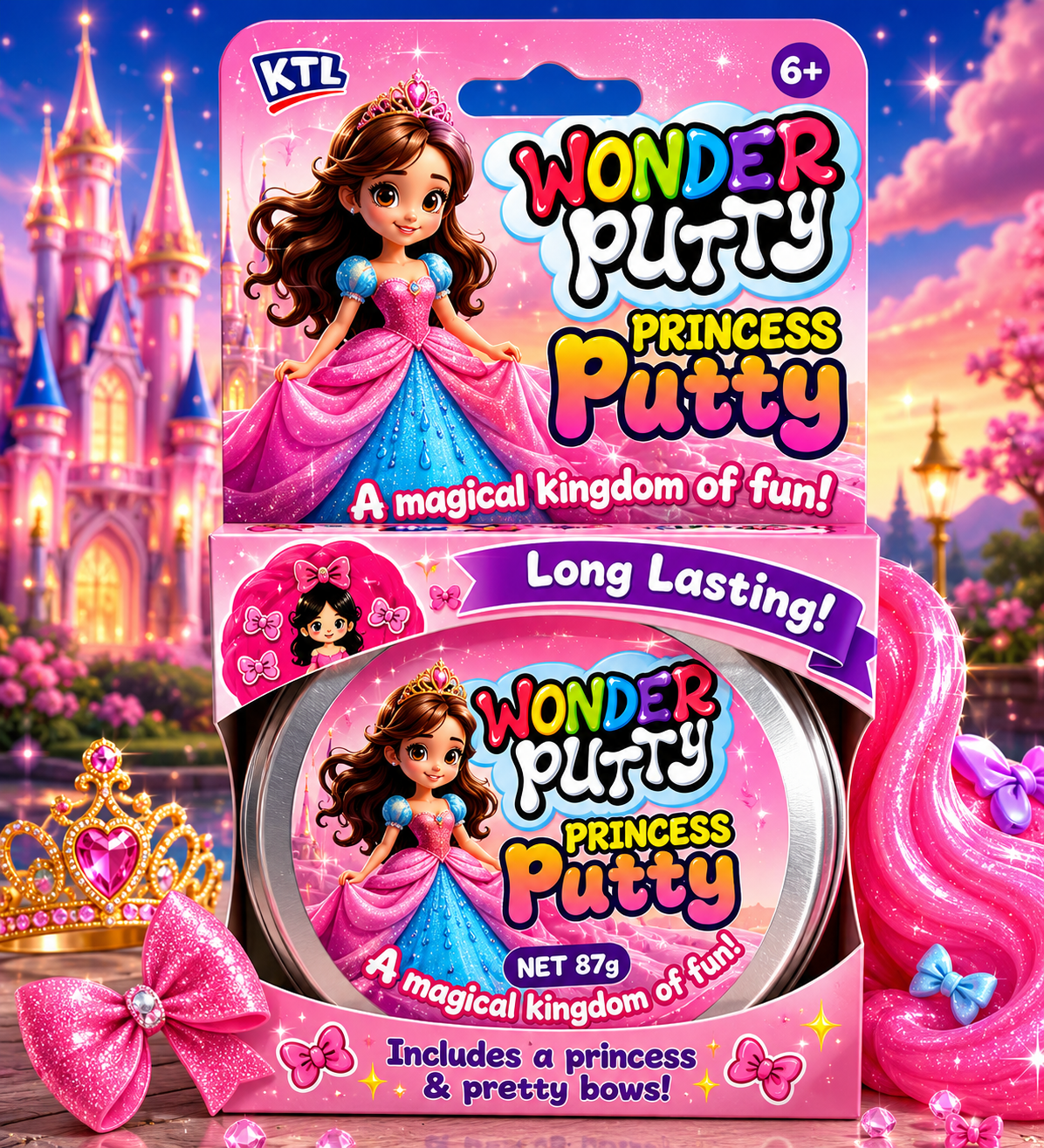 Wonder Putty Sensory Putty – Stretch, Squish & Shape | Assorted Themes | 87g