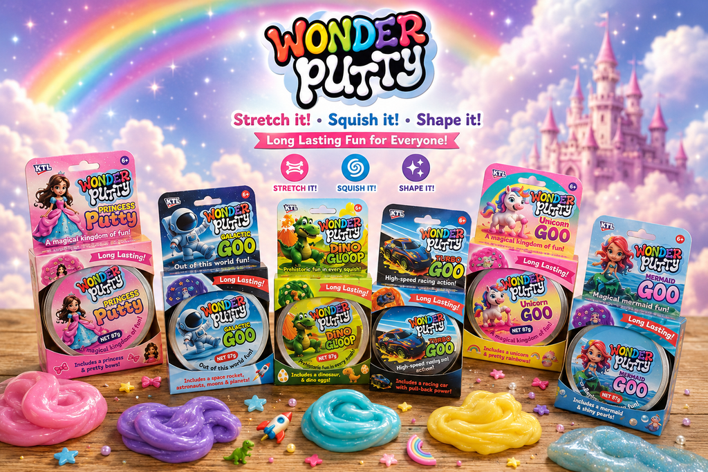 Wonder Putty Sensory Putty – Stretch, Squish & Shape | Assorted Themes | 87g
