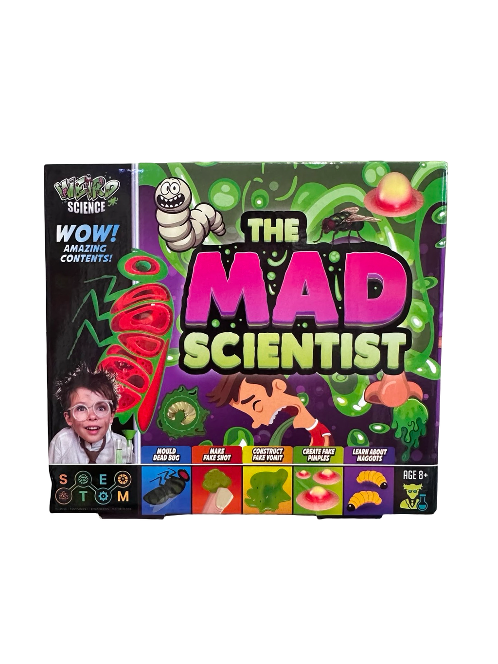 The Mad Scientist STEM Science Kit | Gross Science Experiment Set | Ages 8+