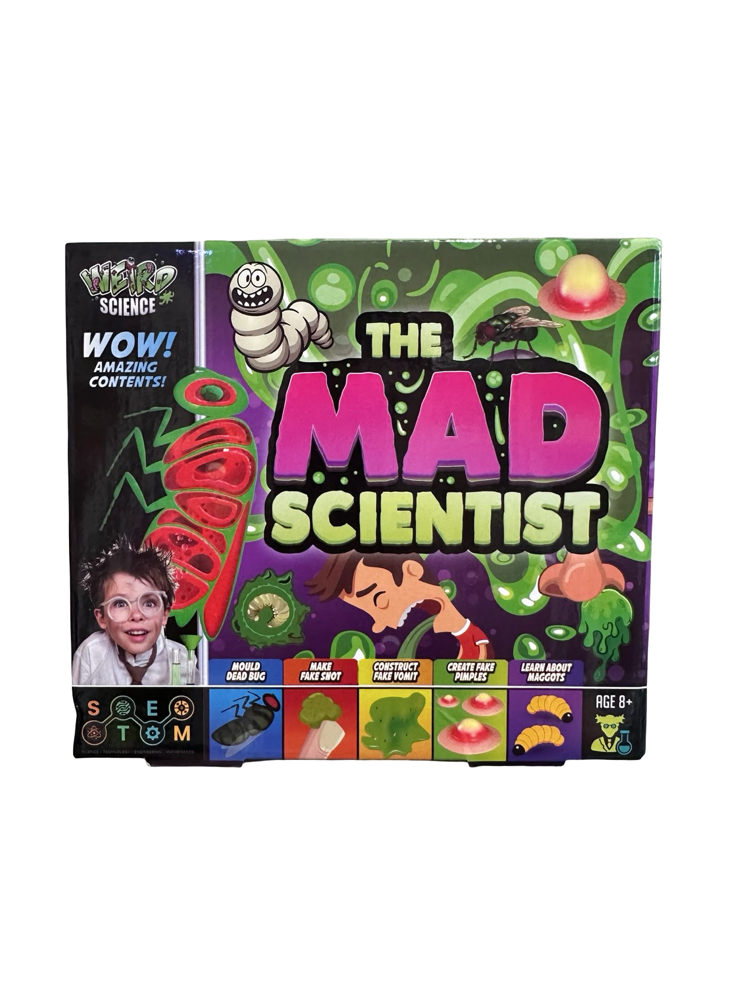 The Mad Scientist STEM Science Kit | Gross Science Experiment Set | Ages 8+